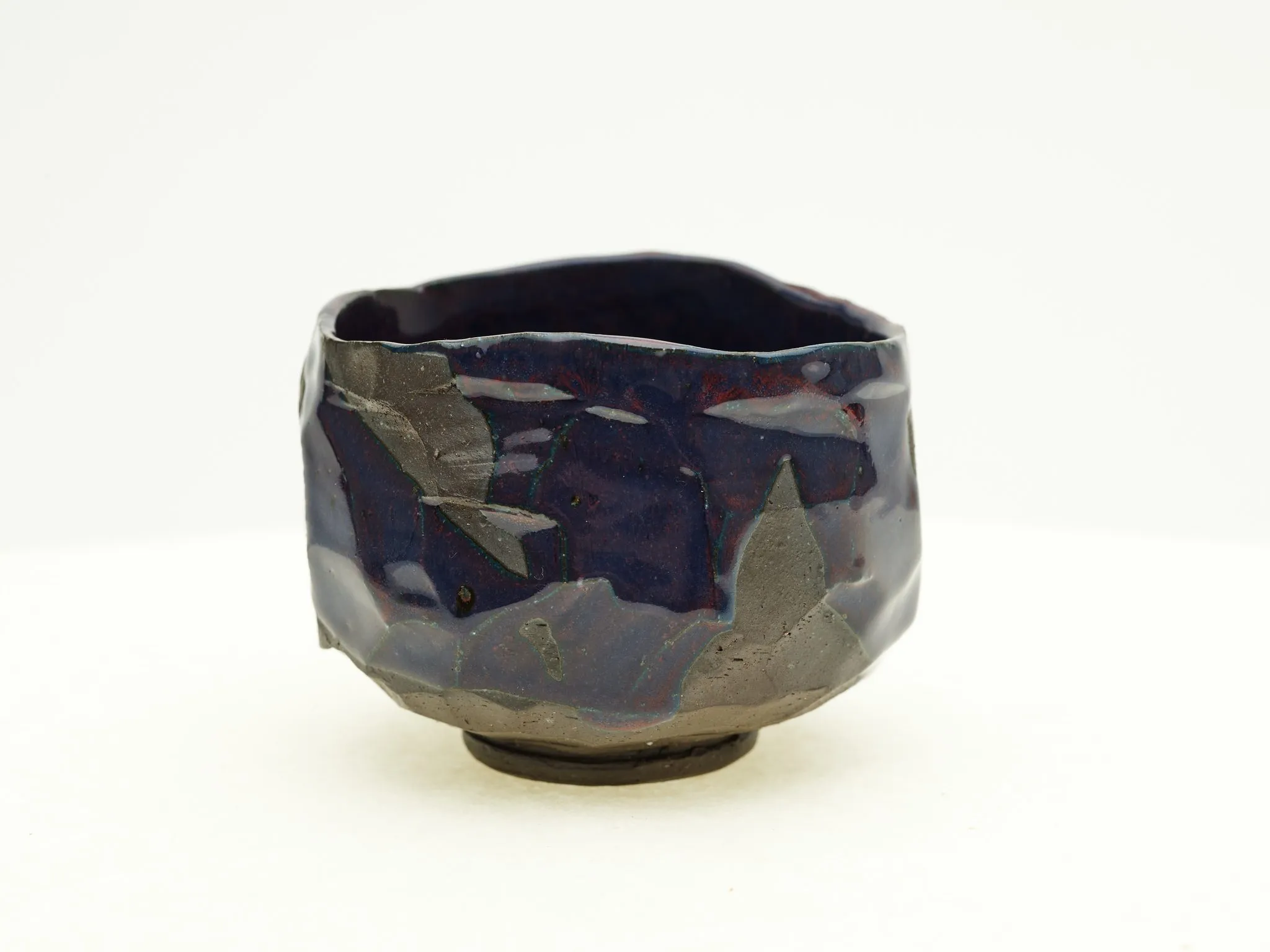 Sapphire Shino Chawan — view 2