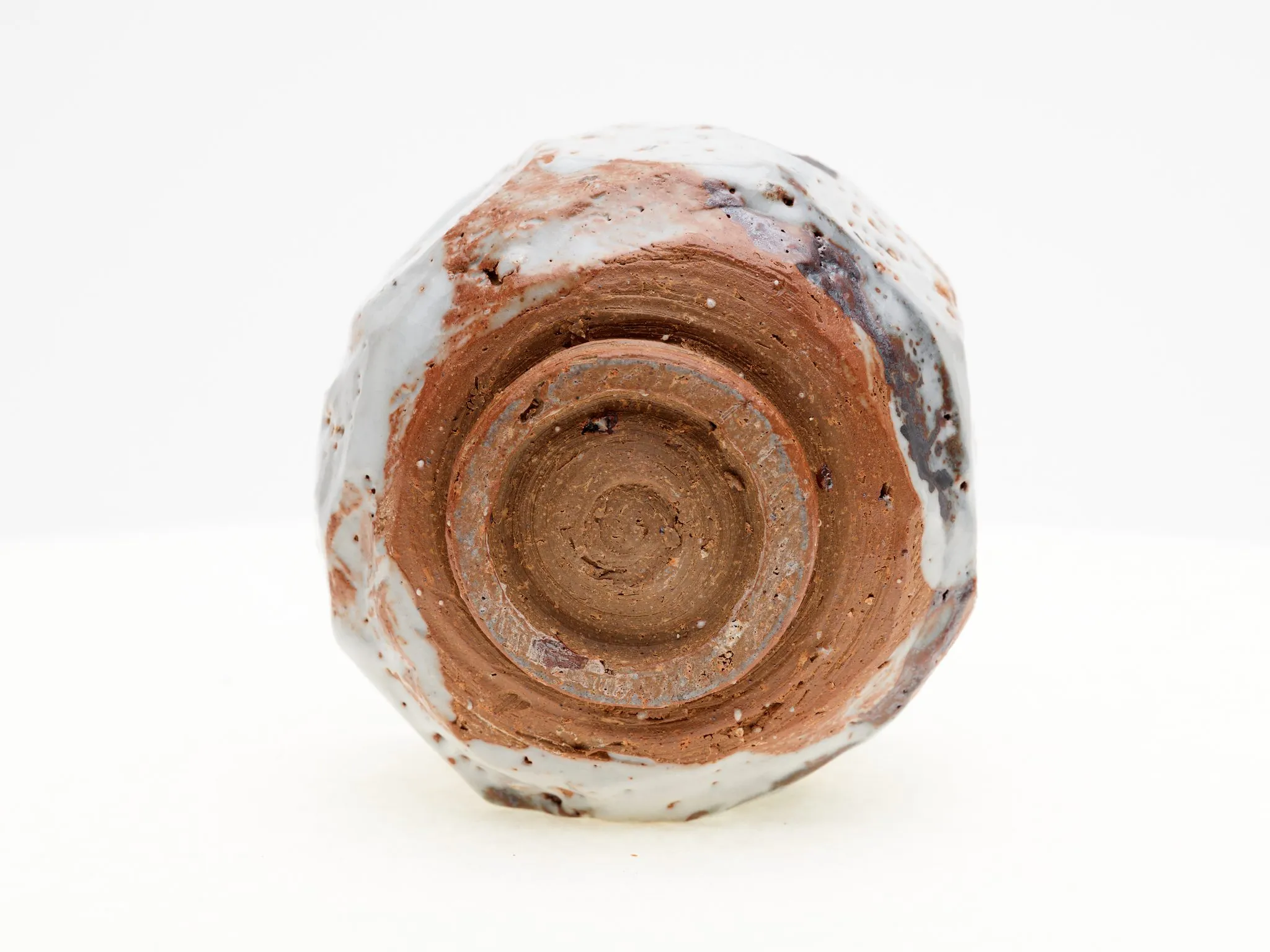 Faceted Shino Chawan — view 4